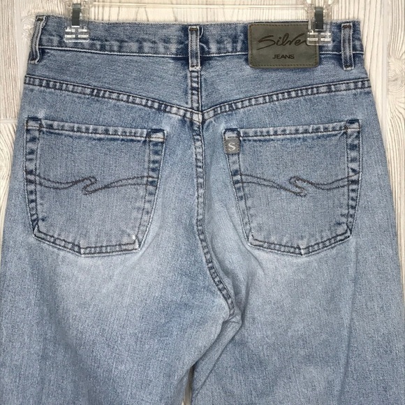 Silver Jeans Vintage Flare Button Fly 29x33 - Picture 6 of 16
